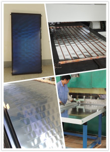 Flat Plate High Pressure Split Blue Absorber Solar Collector