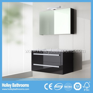 Modern High-Gloss Paint Popular LED Lights Bathroom Sets (B924P)