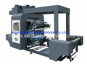 High Speed 2 Colors Roll Paper Flexographic Printing Machine